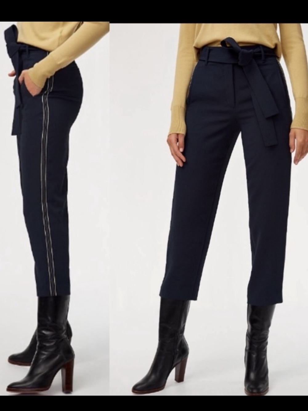 Aritzia Wilfred Jallade Pant Crepe (Tie Front Pants)